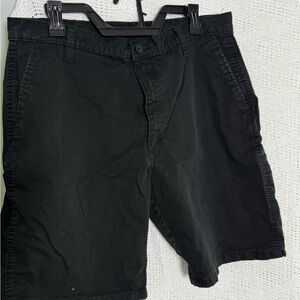 Black Cargo Shorts for Men